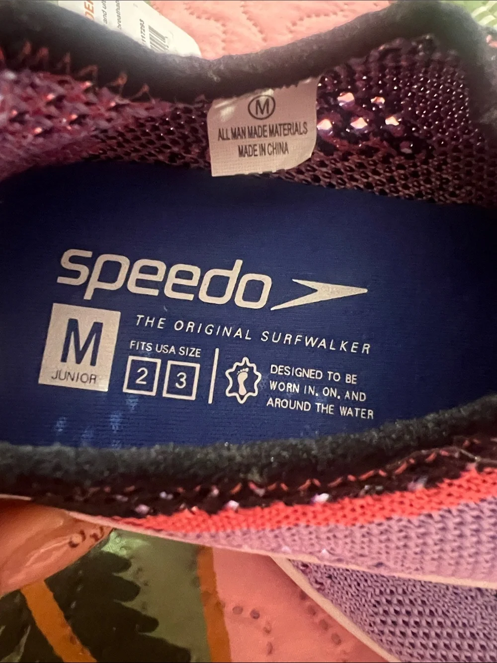 Junior Speedo Surf shoes NWT M 2/3